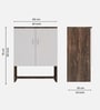 Ella Shoe Cabinets Cochwood Brown Finish