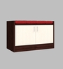 Ella 2 Door Multipurpose Cabinet with Cushion in Highland Pine & Rose Wood Finish