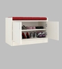 Ella 2 Door Multipurpose Cabinet with Cushion in Highland Pine Finish