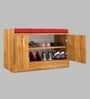 Ella 2 Door Multipurpose Cabinet with Cushion in Plateau Apple Finish