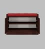 Ella 2 Door Multipurpose Cabinet with Cushion in Rose Wood Finish