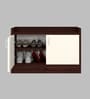 Ella 2 Doors Multipurpose Shoe Cabinet in Rose Wood & Highland Pine Finish