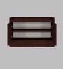 Ella 2 Doors Multipurpose Shoe Cabinet in Rose Wood Finish