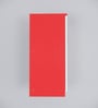 Ella 2 Doors with 4 Shelfs Multipurpose Shoe Rack in Highland Pine & Scarlet Red Finish