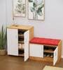 Ella Shoe Cabinet In HighlandPine & Plateau Apple Finish