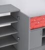 Ella Shoe Cabinet In Slate Grey Finish