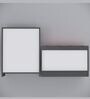Ella Shoe Cabinet In Slate Grey Finish
