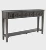 Ella Wooden Console Table In Black Colour