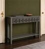 Ella Wooden Console Table In Black Colour