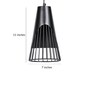 Ellen Black Mild Steel Hanging Light