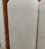 Ellora Upholstered King Size Bed In Honey Gold Finish With Hydraulic Storage