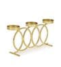 Elon Set Of 3 Gold Mild Steel Table Tealight Candle Holders