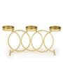 Elon Set Of 3 Gold Mild Steel Table Tealight Candle Holders