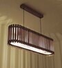 Elora 36 Centrum Brown Wooden 3 Series Hanging Lamp