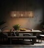 Elora 36 Centrum Brown Wooden 3 Series Hanging Lamp