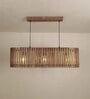 Elora 36 Centrum Brown Wooden 3 Series Hanging Lamp