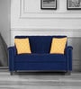 ARRA Elora Fabric 2 Seater Sofa in Blue Colour