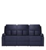 Elossan 3 Seater Premium Recliner Sofa In Blue Colour