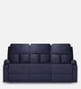 Elossan 3 Seater Premium Recliner Sofa In Blue Colour