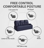 Elossan 3 Seater Premium Recliner Sofa In Blue Colour