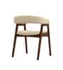 Elowen Sheesham Wood Chair In Beige Color