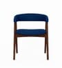 Elowen Sheesham Wood Chair In Blue Color
