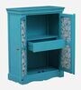 Eloy Solid Wood Cabinet In Blue Colour