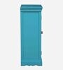 Eloy Solid Wood Cabinet In Blue Colour