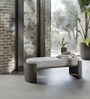 Elsa Boucle Ottoman in Brown Colour