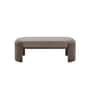 Elsa Boucle Ottoman in Brown Colour