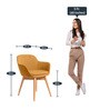 Elsa Fabric Low Back Lounge Chair in Mustard Yellow Workspace Colour Elsa Fabric Low Back Lounge Chair in Mustard Yellow Workspace Colour