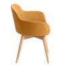 Elsa Fabric Low Back Lounge Chair in Mustard Yellow Workspace Colour Elsa Fabric Low Back Lounge Chair in Mustard Yellow Workspace Colour