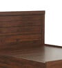 Elsiny King Size Bed with Box Storage in Brown Colour