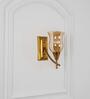 Eltham Metal & Glass Wall Light (Amber)