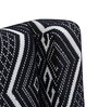 Elton Wing Chair With Black & White Upholstery