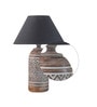 Elvis Black Shade Table Lamp With Cotton Base