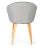 Elvis Armchair in Light Grey Colour