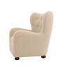 Elvora Wingback Chair In Beige Color