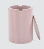 Elyana  Cylindrical Elegance End Table In Pink Blush Colour