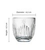 Elysee Transparent Glass ( Set of 4 ) Espresso Cup