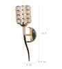 Elysia Gold Iron Wall Light | Inbuilt LED | without Bulb | Eliante