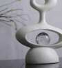 Elysian Resin Artifact with Crystal Ball (White) Elysian Resin Artifact with Crystal Ball (White)