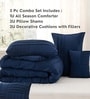 Elysium All Season Comforter With 2 Pillow Covers And 2 Accent Cushions