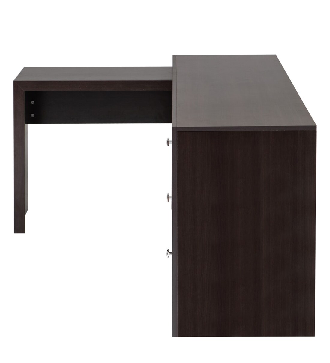 Buy Emily Office Desk In Dark Brown Colour By Evok Online Modern