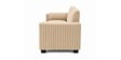 Emerson 3 seater Velvet Fabric Sofa In Beige Colour