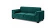 Emerson 3 seater Velvet Fabric Sofa In Green Colour