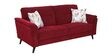 Emilia Fabric 3 Seater Sofa In Rust Red Colour