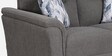 Emilia Fabric 2 Seater Sofa In Dark Grey Colour