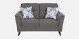 Emilia Fabric 2 Seater Sofa In Dark Grey Colour