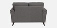 Emilia Fabric 2 Seater Sofa In Dark Grey Colour